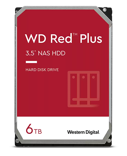 WD Red Plus 6TB WD60EFPX NAS用 未開封新品 WD Red Plus 6TB 5400 RPM 256MB Cache SATA 6.0Gb/s 3.5